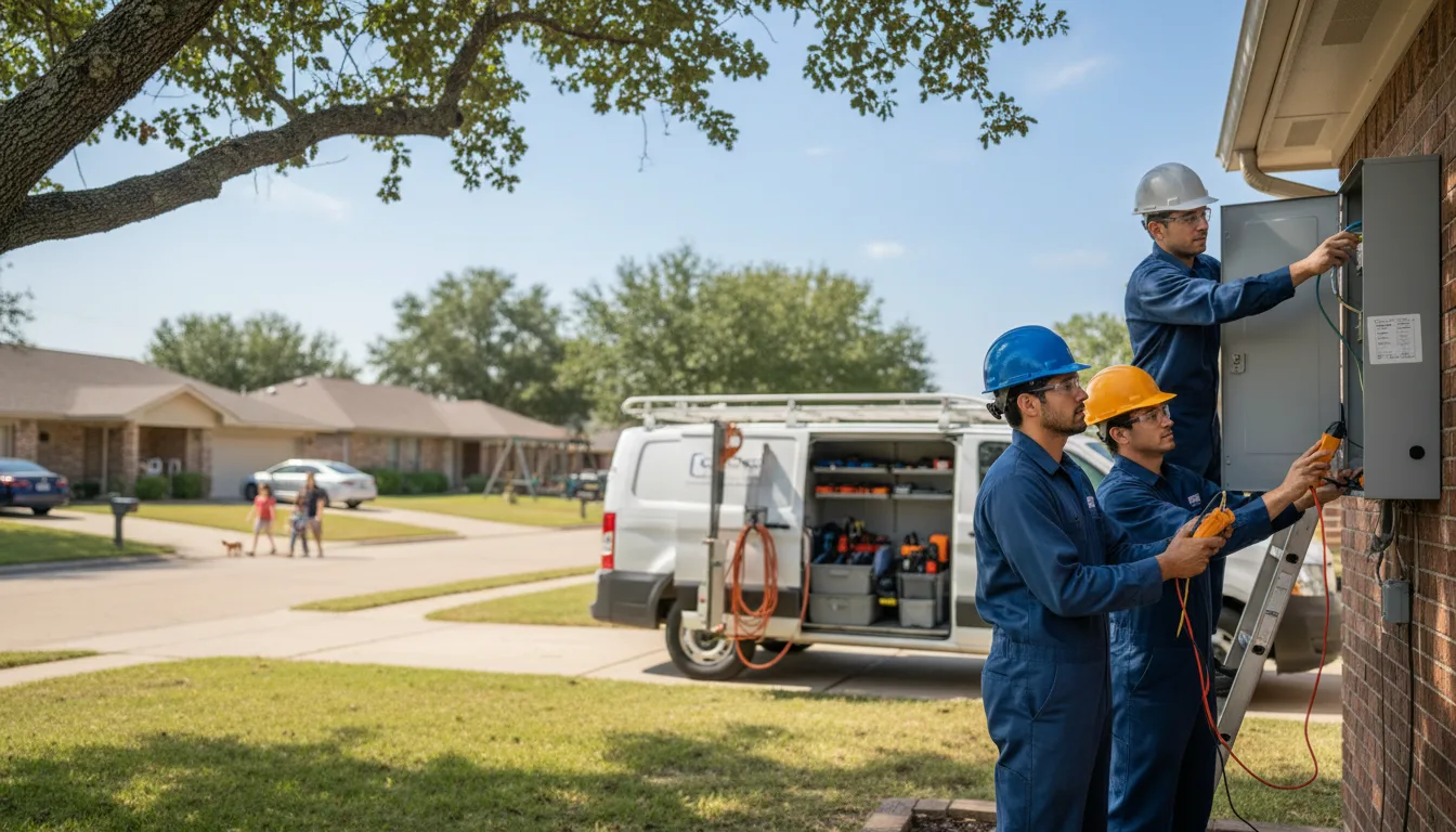 Certified electrician providing emergency electrical services in Edina, MN